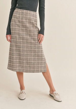 Sadie & Sage Impressionist Midi Skirt