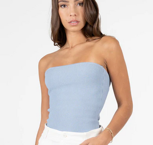 C'est Moi Ottoman Rib Tube Top