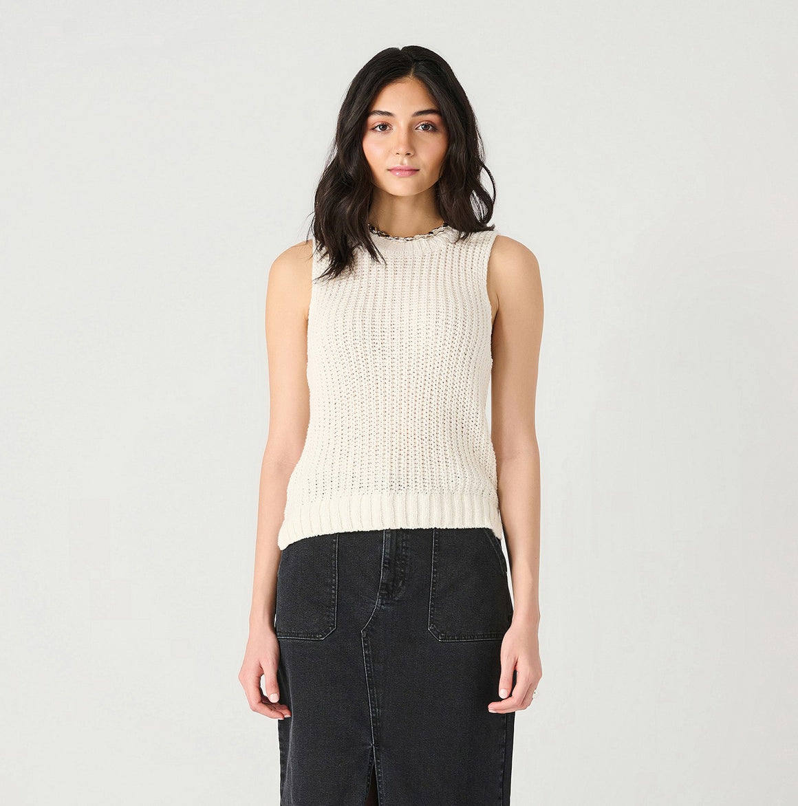 Dex S/L Crochet Sweater