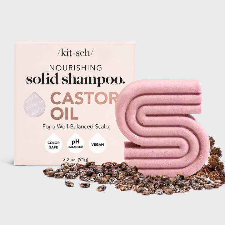 Kitsch Castor Oil Nourishing Shampoo Bar