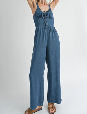 Sadie & Sage Archives Button Front Jumpsuit