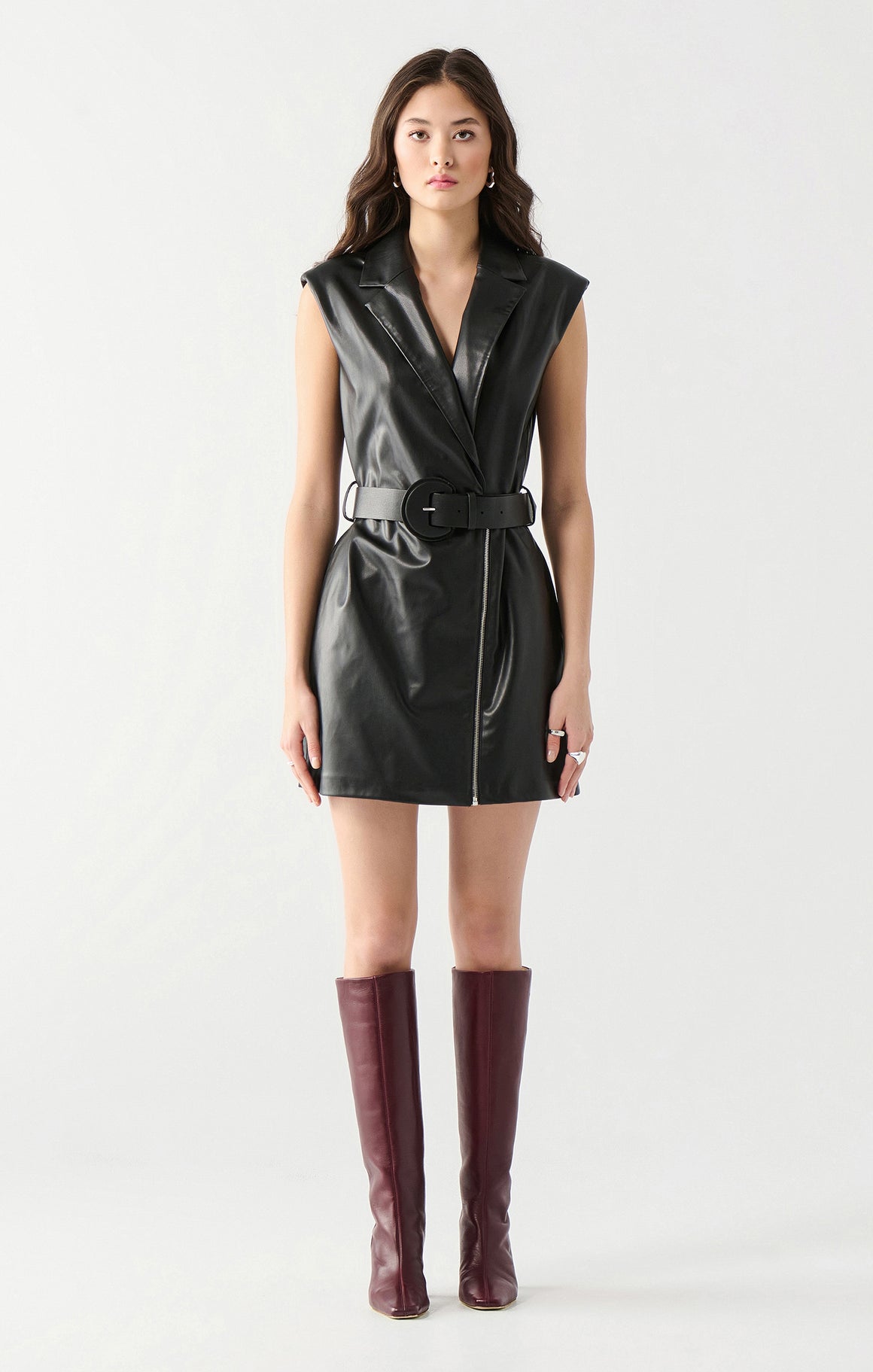 Dex Belted Wrap Mini Dress