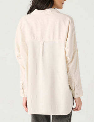 Dex L/S Oversized Button Front Shirt