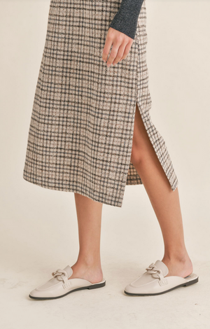 Sadie & Sage Impressionist Midi Skirt