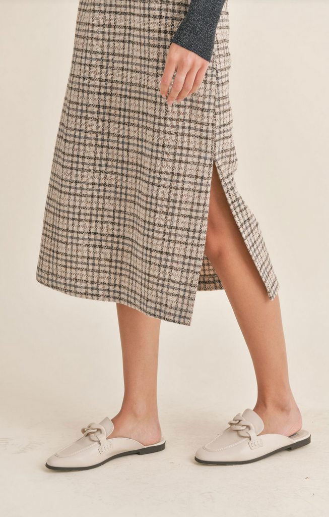 Sadie & Sage Impressionist Midi Skirt