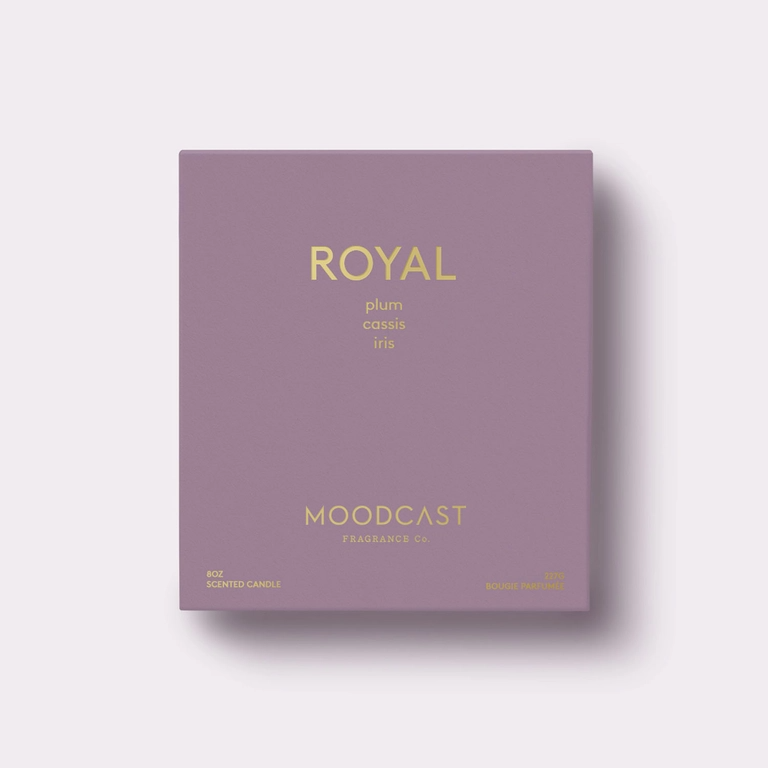 Moodcast Royal 8oz Coconut Wax Candle