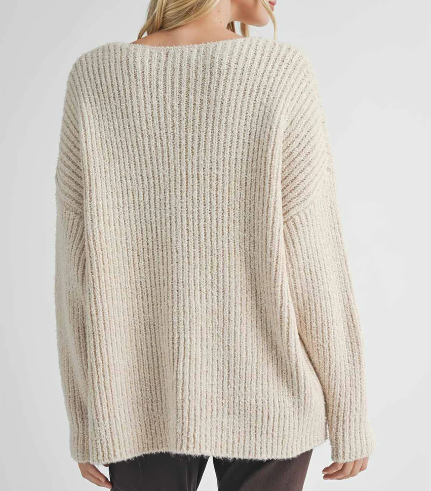 Sandie & Sage Malia V Neck Sweater